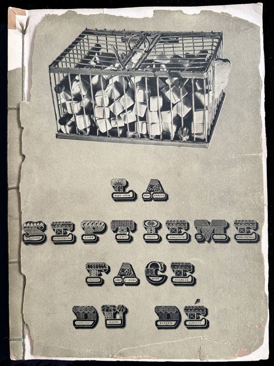 La Septime Face du D: Pomes Dcoupages. Duchamp - Hugnet.